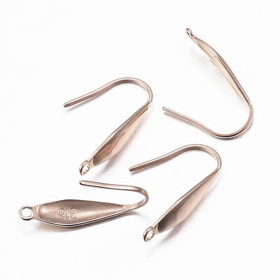 Ion Plating(IP) 316 Surgical Stainless Steel Earring Hooks