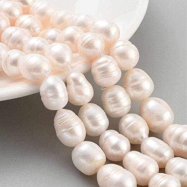 Natural Cultured Freshwater Pearl Beads Strands