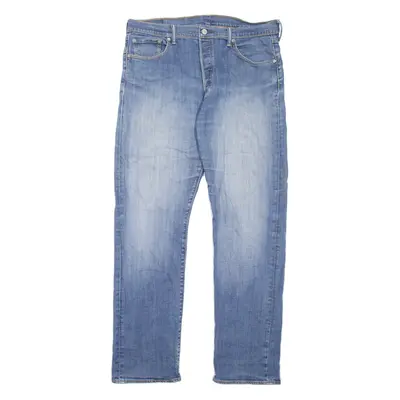 LEVI'S 501 Jeans Mens Blue Regular Straight Stone Wash W36 L32