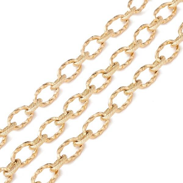 Ion Plating(IP) 304 Stainless Steel Twist Oval Link Chains