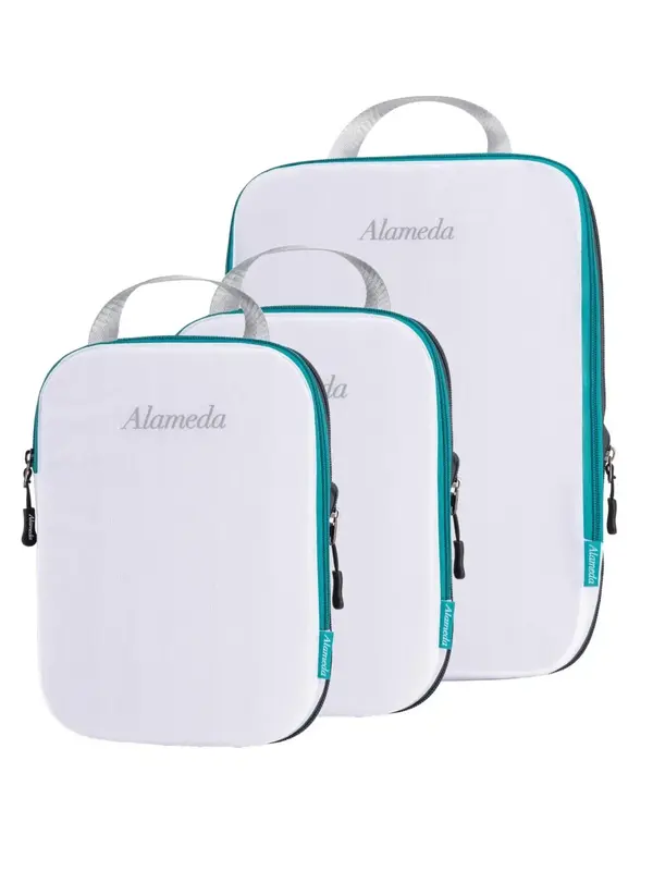 Summer Simple Travel Compression Storage Bag, Minimalist Portable Zipper Storage Bag for Vacation, Outdoor, Travel Accessorie...