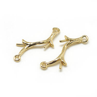 Brass Peg Bails Pendants