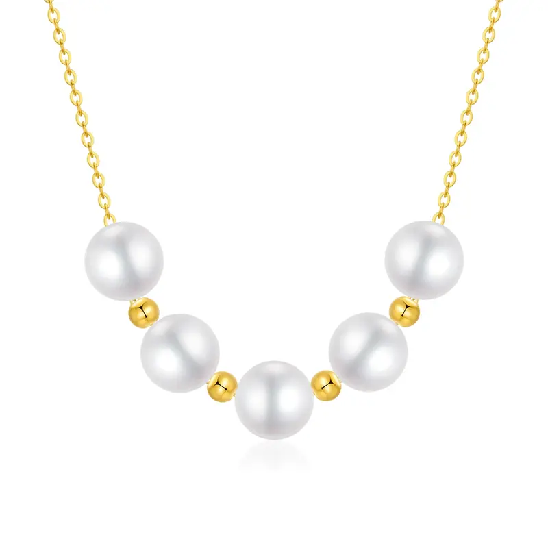 14K Gold Pearl Pendant Necklace