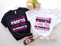 Warning Girls Trip In Progress Shirt, Matching Girls Weekend T-shirt, Besties Holiday Tee, Gift For Friend, Family Girls Vaca...