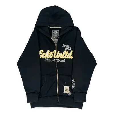 Ecko Unltd Spellout Hoodie - Large Black Cotton