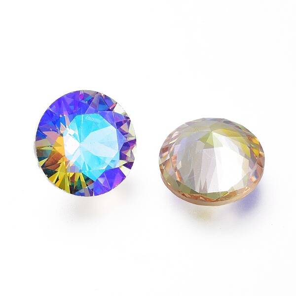 Cubic Zirconia Pointed Back Cabochons