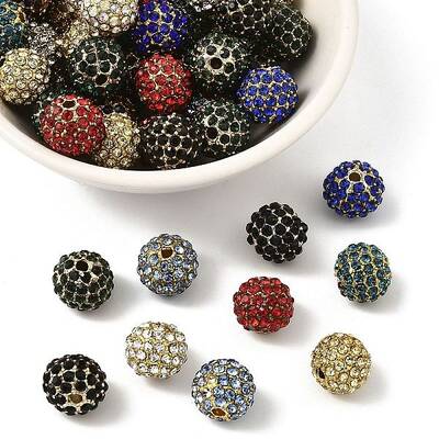 Alloy Rhinestone Beads