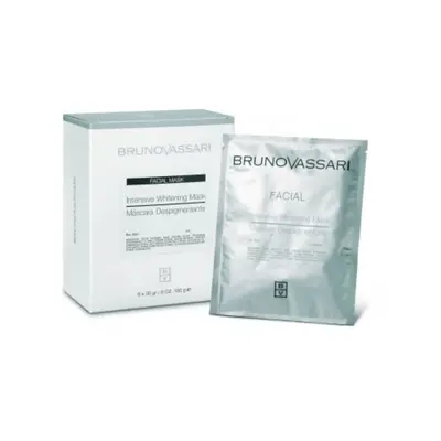 Set, Bruno Vassari, White, Whitening, Peel Mask-Off, Day & Night, For Face, 6 pieces, 30 g