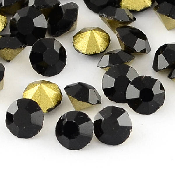Glass Pointed Back Rhinestone