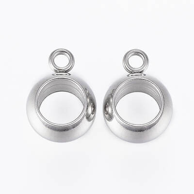 Tarnish Resistant 201 Stainless Steel Tube Bails