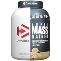 Dymatize Super Mass Gainer Protein Powder, 6 Pound, Gourmet Vanilla, 1280 Calories & 52g Protein, 10.7g BCAAs - Dietary, Heal...