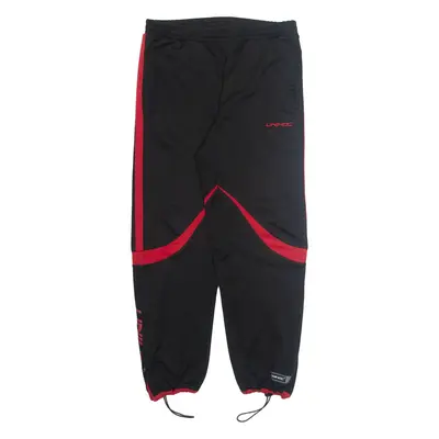 Mens Joggers Black Tapered M W32 L29