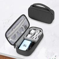 Large Capacity Data Cable Storage Bag, 1 Count Waterproof Travel Electronic Device Storage Bag, Tech Accessories, Shockproof...