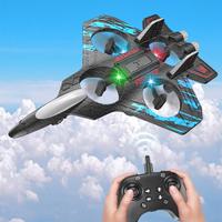 Remote Control Aircraft, 4-axis Drone with Light, Flying Airplane Toy, Gravity Slide Electric Aircraft, Outdoor Fun Remote Co...