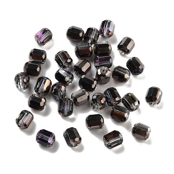 Electroplate Column Glass Beads