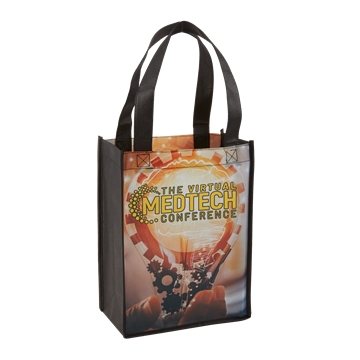 250 Customized Sublimated Payson Non-Woven Mini Tote (2-sided) - ...
