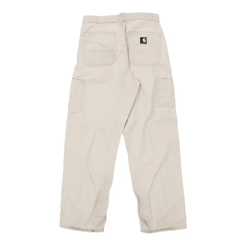 Carhartt Cargo Trousers - 31W 30L Beige Cotton