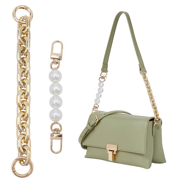2Pcs 2 StylesBag Chain Straps