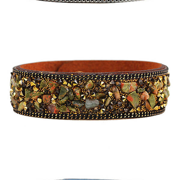Flannelette Snap Bracelets