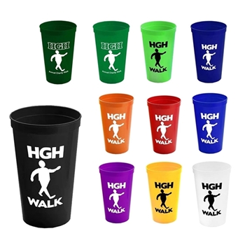 250 Custom Cups-On-The-Go 22 oz Stadium Cup - Recyclable & USA ...