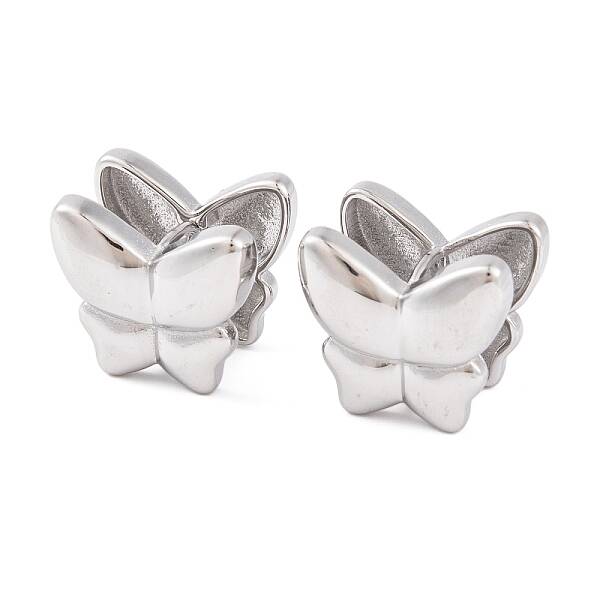 Non-Tarnish 304 Stainless Steel Hoop Earrings for Women