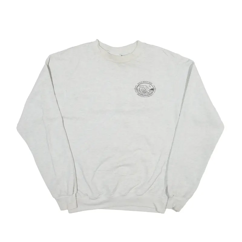 CHAMPION Sweatshirt Grey Crew Neck Mens S