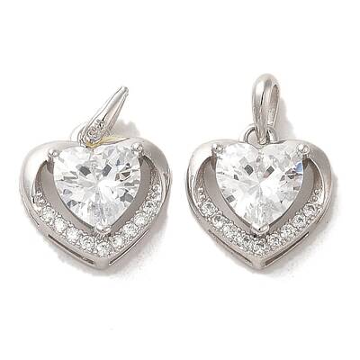 Brass Cubic Zirconia Pendents