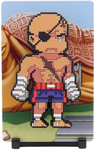 FiGGYZ - Street Fighter 2 - Sagat (Player 2) Magnetic Collectible