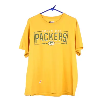 Green Bay Packers Nfl NFL T-Shirt - Large Yellow Cotton