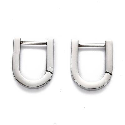Tarnish Resistant 304 Stainless Steel Huggie Hoop Earrings