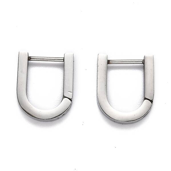 Tarnish Resistant 304 Stainless Steel Huggie Hoop Earrings