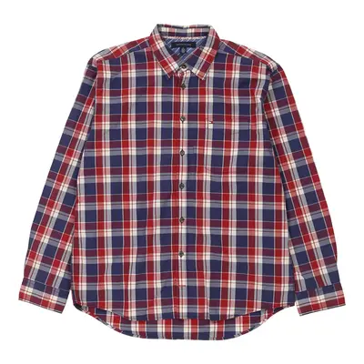 Tommy Hilfiger Checked Shirt - XL Red Cotton