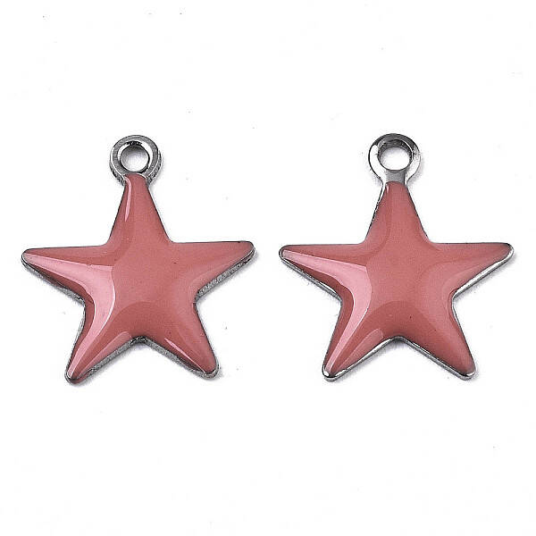 201 Stainless Steel Enamel Charms