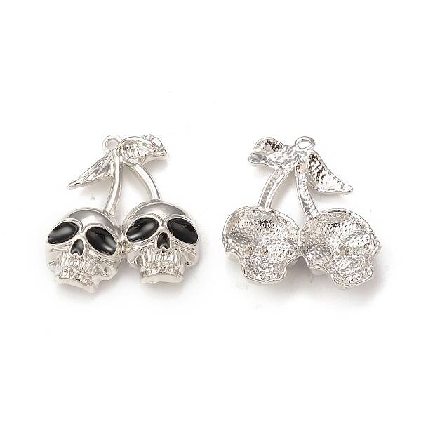 Rack Plating Alloy Enamel Pendants