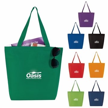 300 Promotional Non-Woven Convention Tote - Gusseted