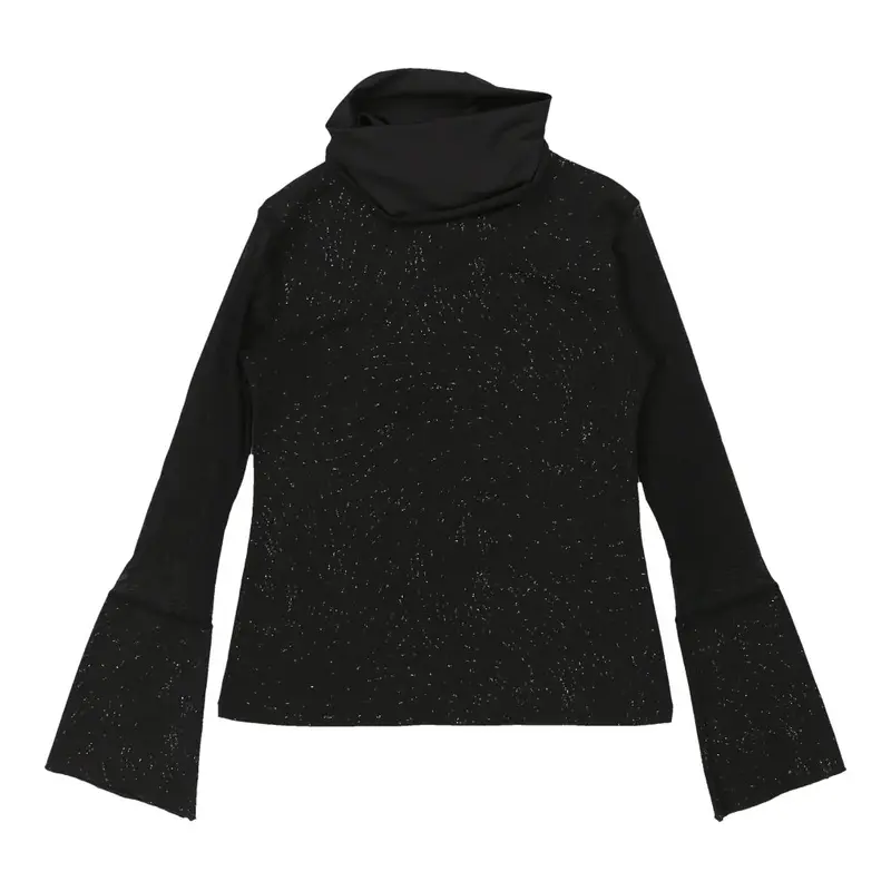 Unbranded Rollneck - Small Black Cotton