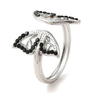 304 Stainless Steel Open Cuff Ring for Women