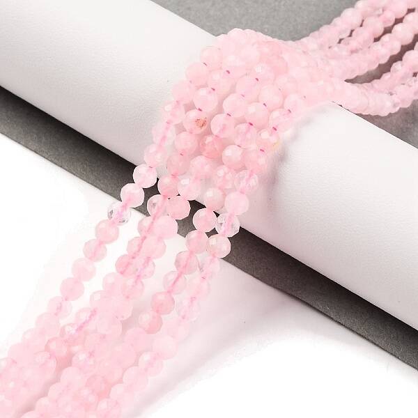 Natural Rose Quartz Beads Strands