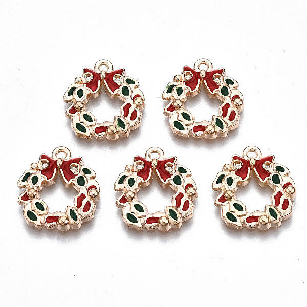 Alloy Enamel Pendants