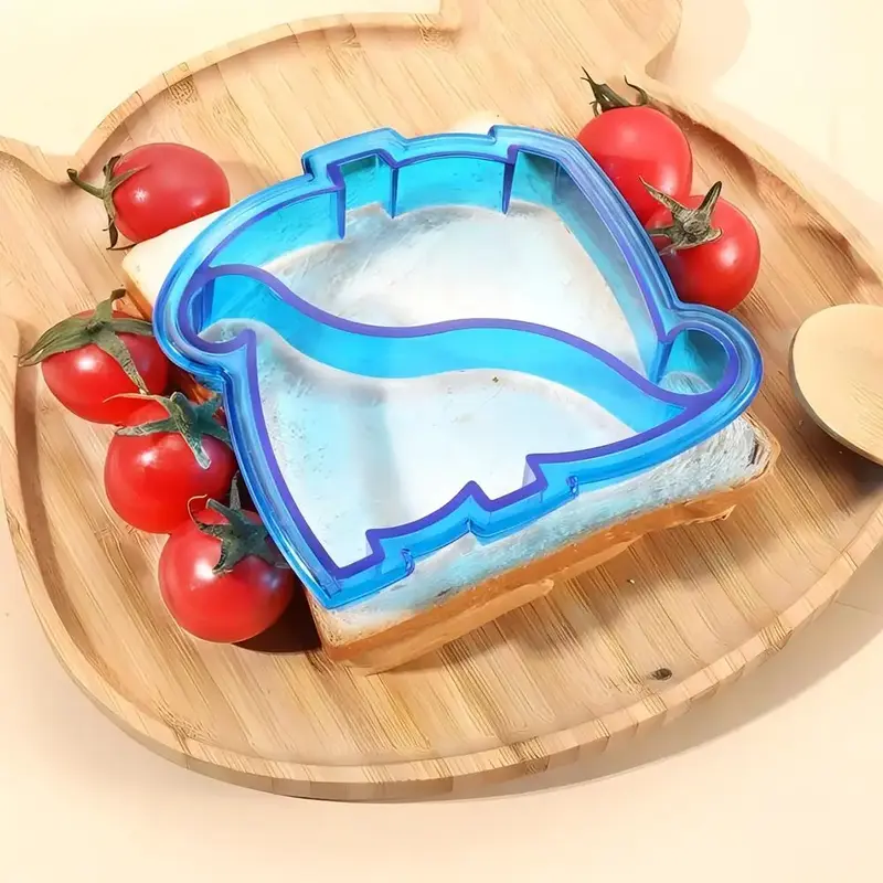 1 Count 2 in 1 Detachable Dinosaur Shaped Bread Press Cutter Mold,  Baking Tins for Home Kitchen Baking House