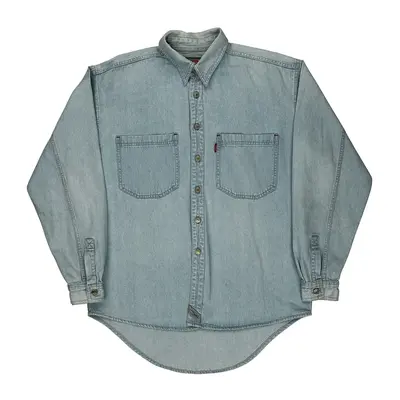 Levis Denim Shirt - Medium Light Wash Cotton