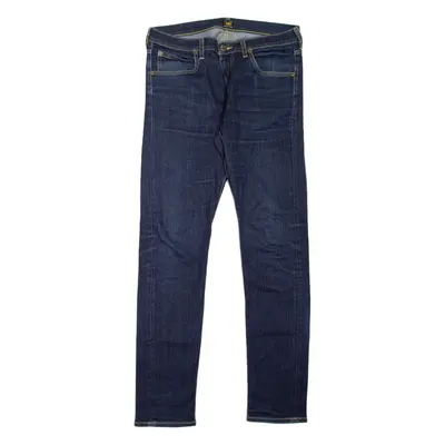 LEE Luke Mens Jeans Blue Slim Tapered W33 L34