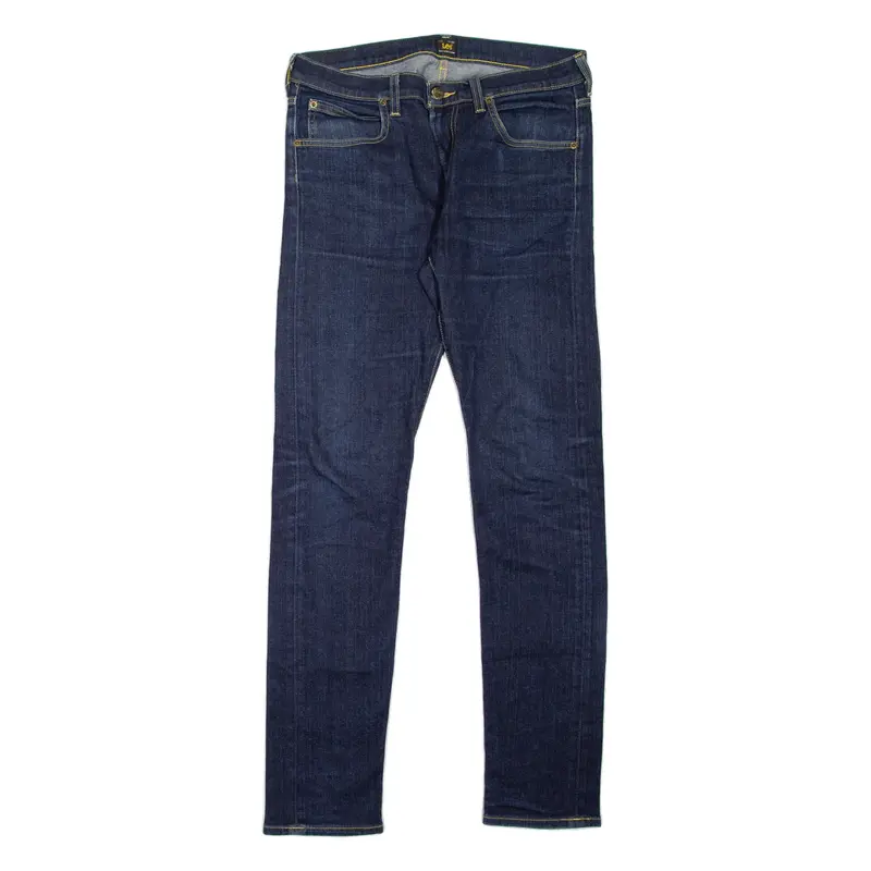 LEE Luke Mens Jeans Blue Slim Tapered W33 L34