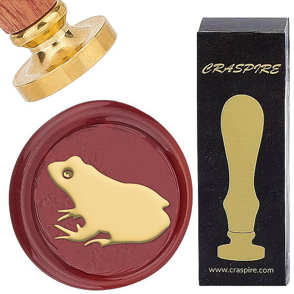 Brass Wax Seal Stamps with Wood Handle