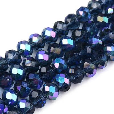 Electroplate Glass Beads Strands