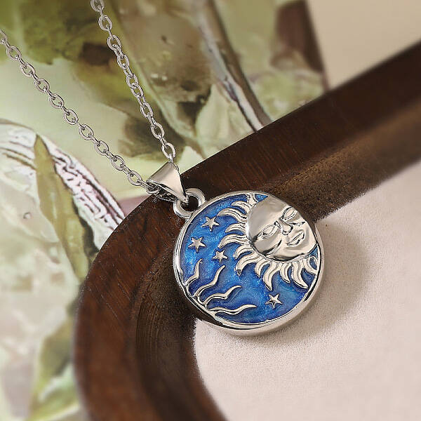 Brass with Enamel Pendant Necklaces