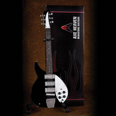Signature Ed Sullivan Show Black 10 Inch Miniature Guitar Replica