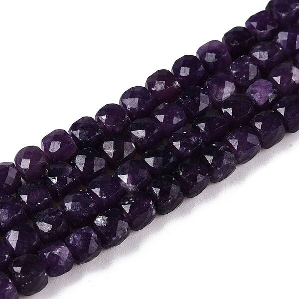 Natural Lepidolite Beads Strands