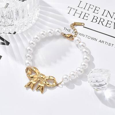 Ion Plating(IP) 304 Stainless Steel Link Bracelets for Women