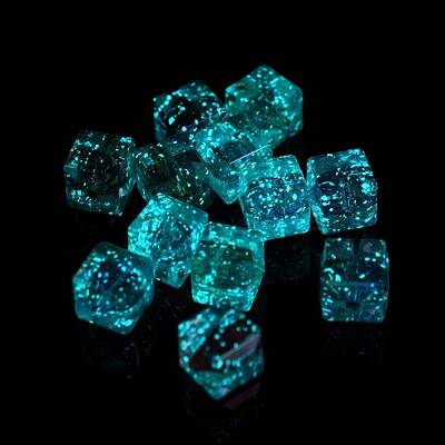 Luminous Transparent Acrylic Beads